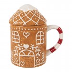Cana model Craciun "Gingerbread House" 450ml, Clayre & Eef Cana model Craciun "Gingerbread House" 450ml, Clayre & Eef