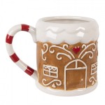 Cana model Craciun "Gingerbread House" 350ml, Clayre & Eef Cana model Craciun "Gingerbread House" 350ml, Clayre & Eef