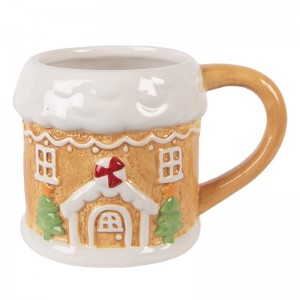 Cana model Craciun "Gingerbread House" 300ml, Clayre & Eef 