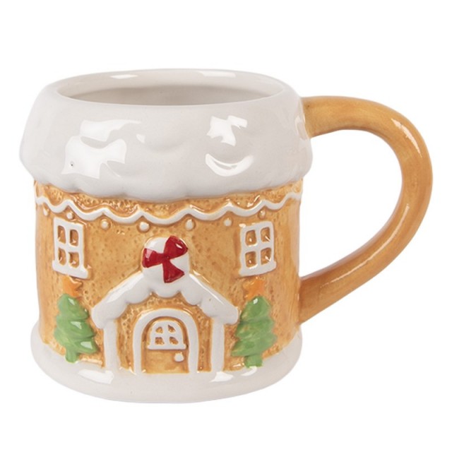 Cana model Craciun "Gingerbread House" 300ml, Clayre & Eef Cana model Craciun "Gingerbread House" 300ml, Clayre & Eef