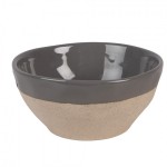 Set 2 boluri pentru supa, portelan bej, 450 ml