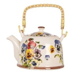 Ceainic cu infuzor "Petal Harmony" 18x14x12 cm / 800 ml, Clayre & Eef