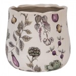 Ghiveci ceramic "The Kitchen Garden" Ø 21x19 cm, Clayre & Eef Ghiveci ceramic "The Kitchen Garden" Ø 21x19 cm, Clayre & Eef