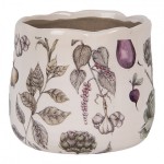 Ghiveci ceramic "The Kitchen Garden" Ø 14x12 cm, Clayre & Eef Ghiveci ceramic "The Kitchen Garden" Ø 14x12 cm, Clayre & Eef