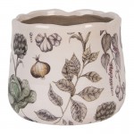 Ghiveci ceramic "The Kitchen Garden" Ø 14x12 cm, Clayre & Eef Ghiveci ceramic "The Kitchen Garden" Ø 14x12 cm, Clayre & Eef