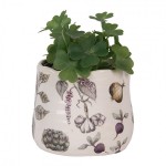 Ghiveci ceramic "The Kitchen Garden" Ø 11x10 cm, Clayre & Eef Ghiveci ceramic "The Kitchen Garden" Ø 11x10 cm, Clayre & Eef