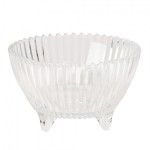 Bomboniera din sticla cu capac Ø 9x12 cm, Clayre&Eef