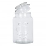 Borcan cu capac "Happy Jar" Ø 11*19 cm, Clayre & Eef