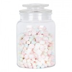 Borcan cu capac "Happy Jar" Ø 11*18 cm, Clayre & Eef