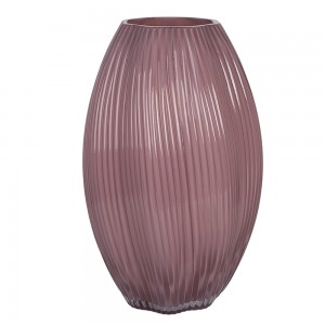 Vaza decorativa pentru flori "Purple Glow" Ø 17x27 cm, Clayre & Eef