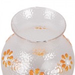 Vaza decorativa pentru flori "Orange Flowers" Ø 13x16 cm, Clayre & Eef