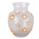 Vaza decorativa pentru flori "Orange Flowers" Ø 13x16 cm, Clayre & Eef