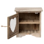 Dulapior pentru oua 19x14x19 cm maro din lemn – suport 12 oua