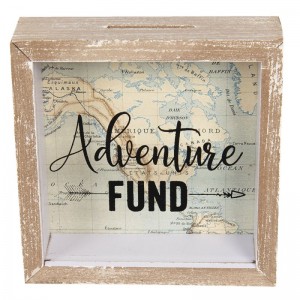 Decoratiune pusculita "Adventure Fund" 15x5x15 cm, Clayre&Eef