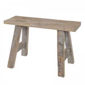 Suport pentru plante din lemn maro, 40x14x27cm, design decorativ