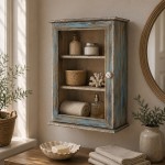 Dulap decorativ din lemn cu usa din sticla si 2 polite 33x15x50 cm Dulap decorativ din lemn cu usa din sticla si 2 polite 33x15x50 cm