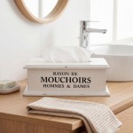 Cutie decorativa pentru servetele White Wood 28x16x10 cm Cutie decorativa pentru servetele White Wood 28x16x10 cm