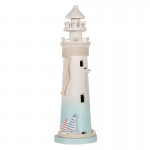 Decoratiune "Sea Breeze Lighthouse" Ø 13x42 cm, Clayre&Eef Decoratiune "Sea Breeze Lighthouse" Ø 13x42 cm, Clayre&Eef