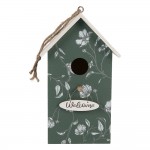 Cuib decorativ pentru pasari 15x10x22 cm – verde