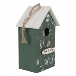 Cuib decorativ pentru pasari 15x10x22 cm – verde