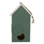 Cuib decorativ pentru pasari 15x10x22 cm – verde
