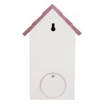 Cuib decorativ pentru pasari 15x10x22 cm – alb/roz