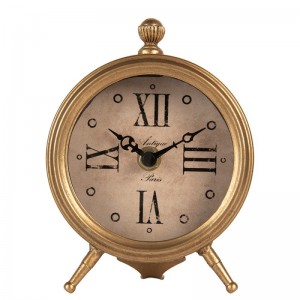 Ceas de birou "Antique Paris" 11x5x15 cm / 1xAA, Clayre & Eef