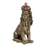 Decoratiune "Lion King" 25x13x38 cm, Clayre & Eef