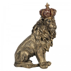 Decoratiune "Lion King" 25x13x38 cm, Clayre & Eef