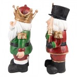Set 2 Decoratiuni Craciun "Nutcracker" 11x8x21 cm, Clayre&Eef