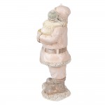 Decoratiune Craciun "Santa with kids" 10x8x21 cm, Clayre&Eef