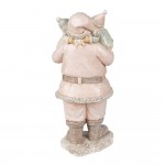 Decoratiune Craciun "Santa with kids" 10x8x21 cm, Clayre&Eef