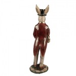 Decoratiune "Rabbit & Clock" 13x12x39 cm, Clayre & Eef