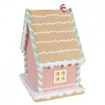 Decoratiune "Gingerbread House" 20x16x25 cm, Clayre&Eef Decoratiune "Gingerbread House" 20x16x25 cm, Clayre&Eef