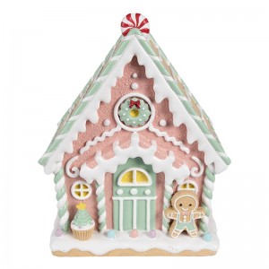 Decoratiune "Gingerbread House" 20x16x25 cm, Clayre&Eef