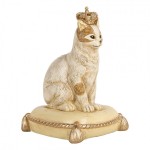 Decoratiune pusculita "Meowney Bank" 13x13x20 cm, Clayre&Eef