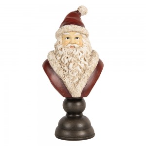Decoratiune Craciun "Santa" 11x8x22 cm, Clayre&Eef