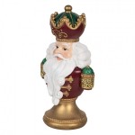 Figurina decorativa cu LED "Santa Claus" 15x10x26 cm, Clayre&Eef Figurina decorativa cu LED "Santa Claus" 15x10x26 cm, Clayre&Eef