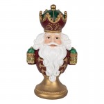 Figurina decorativa cu LED "Santa Claus" 15x10x26 cm, Clayre&Eef Figurina decorativa cu LED "Santa Claus" 15x10x26 cm, Clayre&Eef