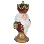 Figurina decorativa cu LED "Santa Claus" 15x10x26 cm, Clayre&Eef Figurina decorativa cu LED "Santa Claus" 15x10x26 cm, Clayre&Eef