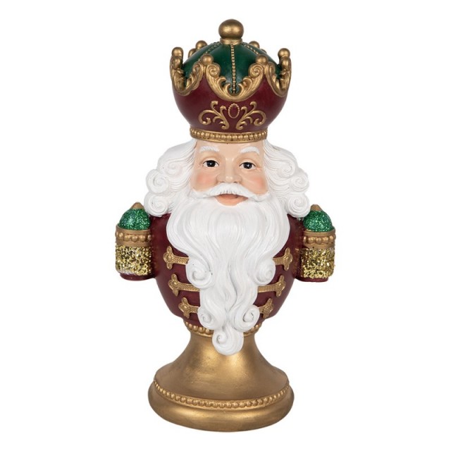 Figurina decorativa cu LED "Santa Claus" 15x10x26 cm, Clayre&Eef Figurina decorativa cu LED "Santa Claus" 15x10x26 cm, Clayre&Eef