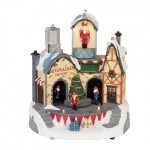 Decoratiune Craciun cu LED "Nutcracker Factory" 20x17x23 cm, Clayre&Eef Decoratiune Craciun cu LED "Nutcracker Factory" 20x17x23 cm, Clayre&Eef
