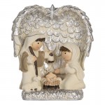 Decoratiune Craciun "Holy Night" 12x6x13 cm, Clayre&Eef Decoratiune Craciun "Holy Night" 12x6x13 cm, Clayre&Eef
