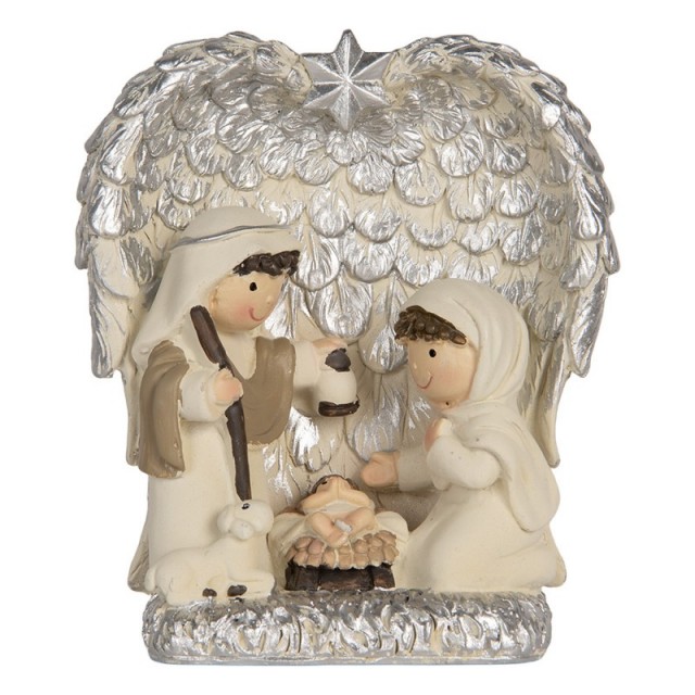 Decoratiune Craciun "Holy Night" 12x6x13 cm, Clayre&Eef Decoratiune Craciun "Holy Night" 12x6x13 cm, Clayre&Eef