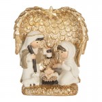 Decoratiune Craciun "Holy Night" 12x6x13 cm, Clayre&Eef Decoratiune Craciun "Holy Night" 12x6x13 cm, Clayre&Eef