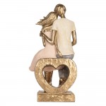 Decoratiune "Couple" 14x12x28 cm, Clayre & Eef Decoratiune "Couple" 14x12x28 cm, Clayre & Eef