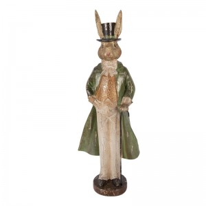 Decoratiune Paste "Lord Bunny" 17x12x48 cm, Clayre&Eef