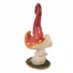 Decoratiune "Red Mushroom" 10x6x17 cm, Clayre&Eef Decoratiune "Red Mushroom" 10x6x17 cm, Clayre&Eef
