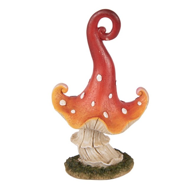 Decoratiune "Red Mushroom" 10x6x17 cm, Clayre&Eef Decoratiune "Red Mushroom" 10x6x17 cm, Clayre&Eef