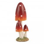 Decoratiune mini cu trei ciupercute de toamna – 4x3x9 cm Decoratiune mini cu trei ciupercute de toamna – 4x3x9 cm